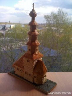 Церковь из спичек своими руками пошаговая инструкция Церковь из спичек своими руками пошаговая инструкция