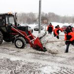 сергей:  Уборка снега Трактором