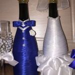 ирина:  Свадебные бокалы и шампанское жених и невеста