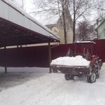 Добрая почва:  Чистка/Уборка снега мини трактором