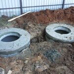 Роман:  Канализация из бетонных колец в Ногинске