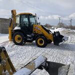 Артур:  Уборка снег экскаватор погрузчик JCB