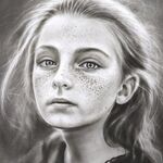 Юлия:  Портрет карандашом