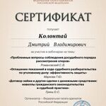 Адвокат Колонтай Дмитрий Владимиров:  Адвокат по уголовным делам Колонтай Дмитрий Владимирович