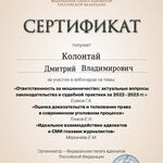 Адвокат Колонтай Дмитрий Владимиров:  Адвокат по уголовным делам Колонтай Дмитрий Владимирович