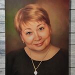 Наталия:  Картина-портрет с эффектом масляной живописи.