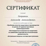 Адвокат Поправкин Александр Алексан:  Адвокат в Смоленске по уголовным и гражданским делам. 