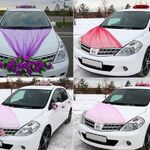 Оксана:  Свадебные украшения на машину авто в аренду/прокат