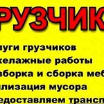 Илья:  Переезды,грузчики,разнорабочие,вывоз мусора,ГАЗель,КамАЗ..