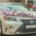 Анастасия:  Украшения на свадебные автомобили