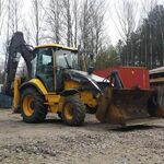 Компания Гравелит:  Экскаватор-погрузчик JCB в аренду во Мге