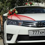 Андрей:  Аренда авто Toyota Corolla new (до тридцати свадебных машин в наличии)