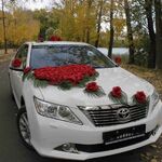 Кабакова Ирина Сергеевна :  Аренда, прокат автомобиля Toyota Camry белый с водителем 