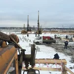 Константин:  Забивка свай, колесный сваебой, погружение сваи