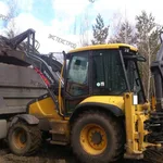 Аренда строительной техники:  Уборка мусора, погрузчик экскаватор