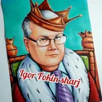 Игорь:  Шаржист на праздник