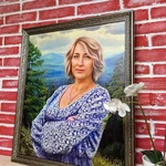 Художественная студия Art Monet:  Портрет по фото на холсте 