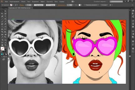 Как перевести фото в рисунок в иллюстраторе