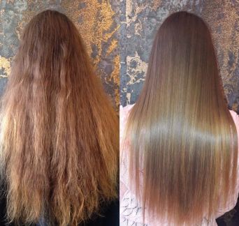 Студия наращивания волос Nhair:  Кератиновое выпрямление /ботокс/нанопластика волос