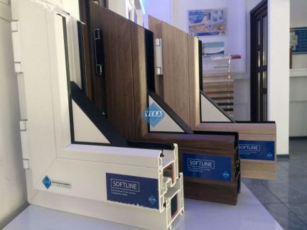 Detka21veka записи. Профиль VEKA Softline 70 темный дуб. Пластиковые окна VEKA. VEKA Softline цвета ламинации. Оконный завод VEKA Краснодар.