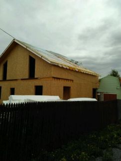 Бригада построит дом из сип панелей