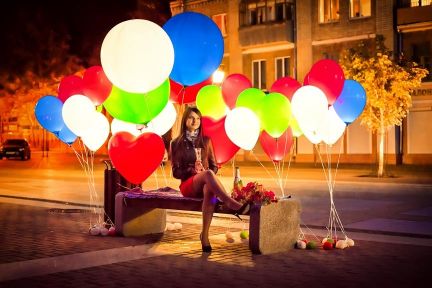 Евгения:  Светящиеся воздушные шары