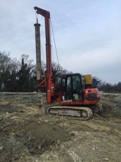 Буронабивные сваи техника на колесном ходу