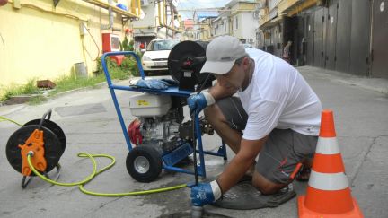 Гидродинамическая промывка труб