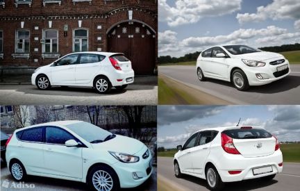 Hyundai Solaris 2012 хэтчбек седан