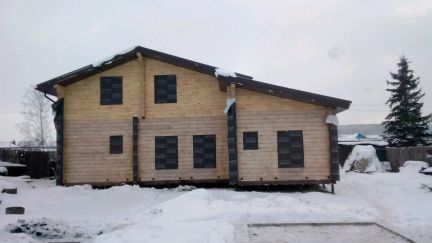 Бригада построит баню из бруса