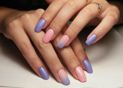 Наращивание ногтей, покрытие гель лаком. Наращиван