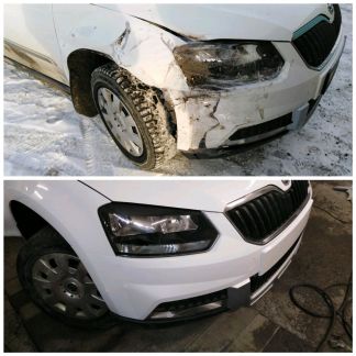 Покраска кузова и ремонт авто в Челябинске. Покраска капота, крыльев и дверей локально