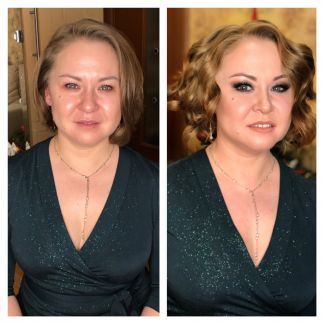 Сделать прическу и макияж услуги на дому