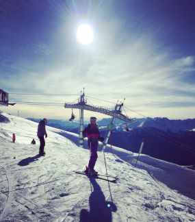 Юлия:  Инструктор по горным лыжам