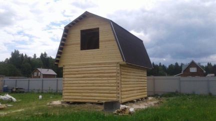 Бригада построит баню из бруса