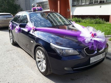 Свадебные украшения на машину, прокат СПб