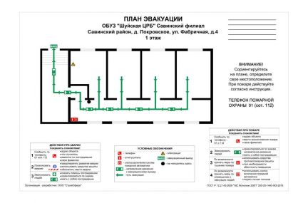 Планы эвакуации владимир