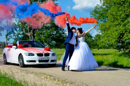 Лиана:  Аренда свадебных украшений на авто и машину
