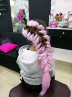 Причёски из кос. Косы с канекалоном