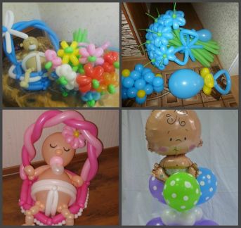 Дарья:  Гелиевые шары,цифры,цветы,фигуры из шаров