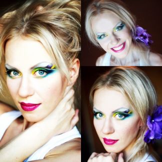 Алена:  Визажист Москва боди-арт грим свадебный макияж