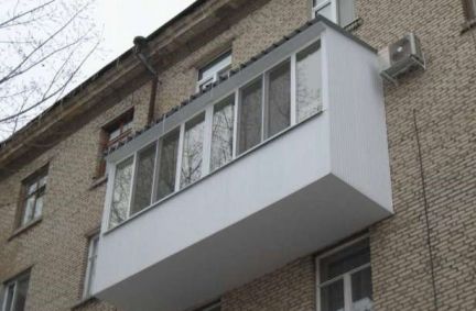 Обшивка балконов / остекление балконов / услуги пушкино.