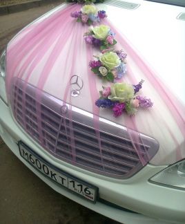 ТАТАРлимо:  Красивые, новые украшения авто на свадьбу