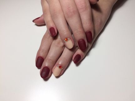 Маникюр шеллак наращивание