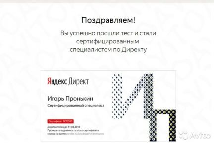 Игорь:  Яндекс Директ и Гугл Эдворд. Настройка с гарантией