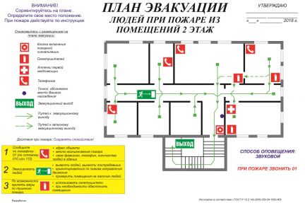 Печать планов эвакуации воронеж