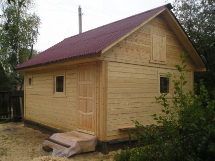 Построить баню из бруса в омске