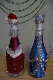 Юлия :  Новогодние бутылки под заказ