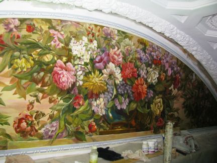 Николай:  Художественная роспись и декор стен,фасадов,мебели