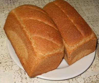 Марина:  Домашний бездрожжевой хлеб на ржаной закваске